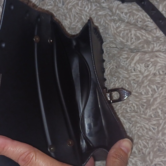 Black Plastic Satchel Bag - Picture 8 of 8